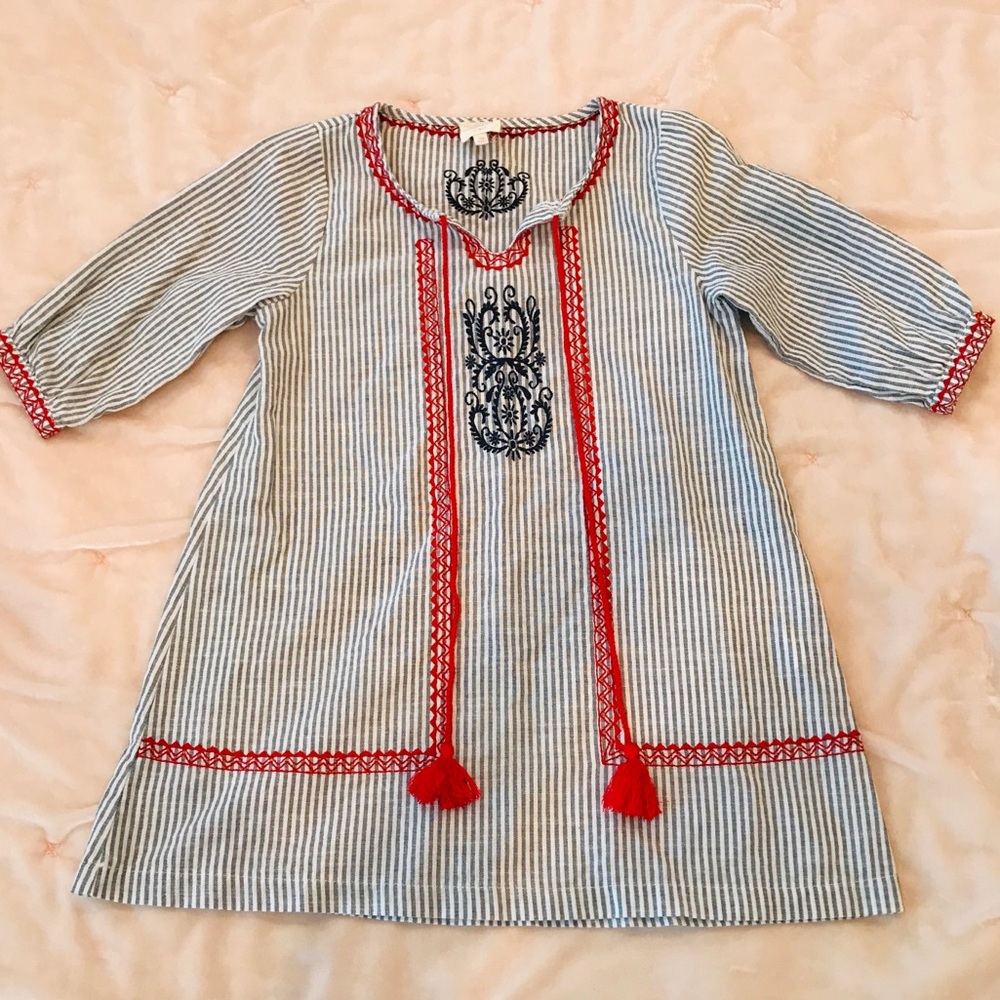 Long sleeve girls winter dress